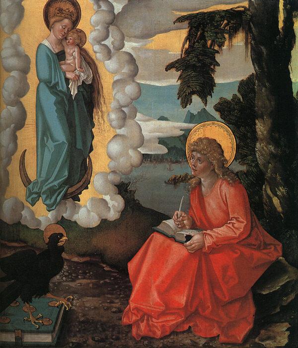 Hans Baldung Grien Saint John on Patmos Norge oil painting art